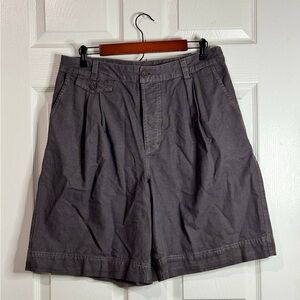 Free People Grey Cotton High Rise Shorts Size 10